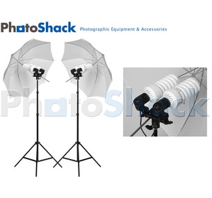 Complete Studio Cool Light Sets (3000w) with Umbrellas